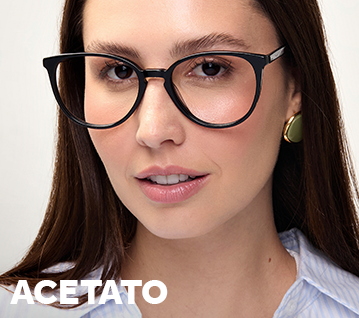 Acetato Acetato Óculos de grau estilo gatinho