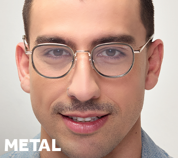 Metal Óculos de grau estilo gatinho